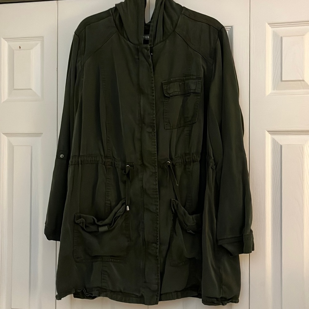 Torrid Women's Plus Size Utility Jacket / Olive / 4